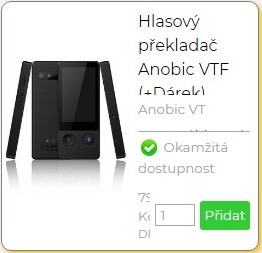 Multifunkční hlasový překladač Anobic VTF